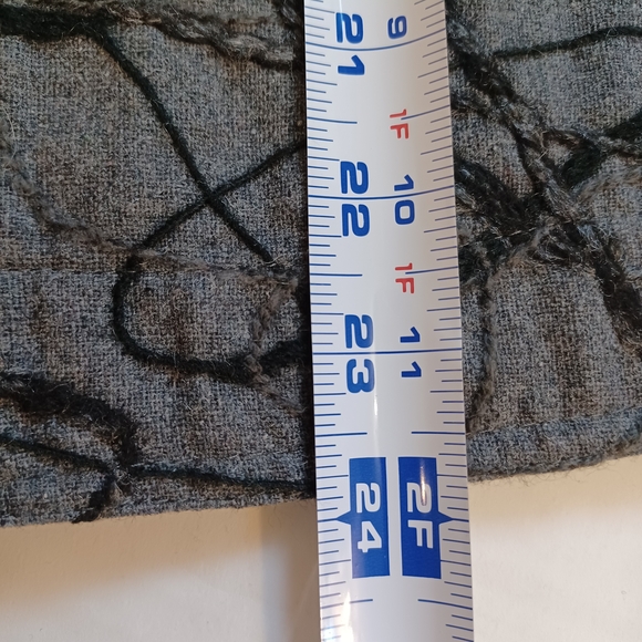 Vintage Lisa Abstract Pattern Gray and Black Blazer - Picture 8 of 10